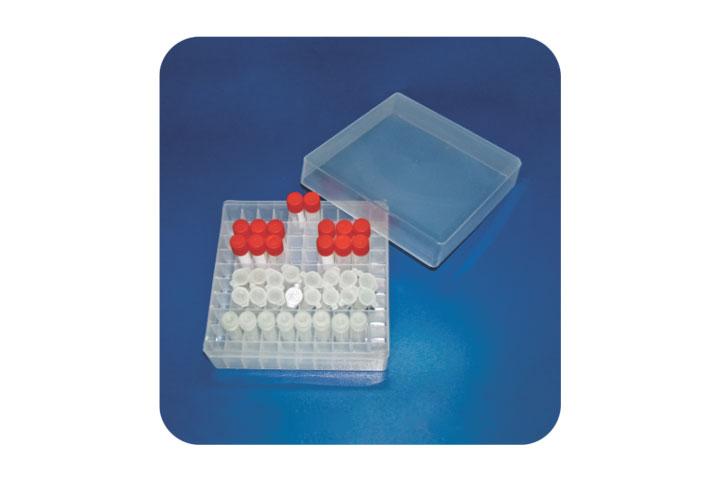 caixa - rack para tubos de criogenio